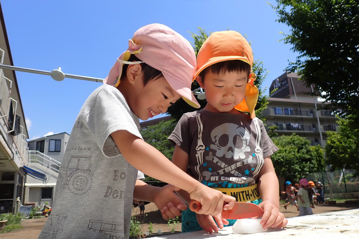 多摩川保育園の子どもたちの遊び・生活6